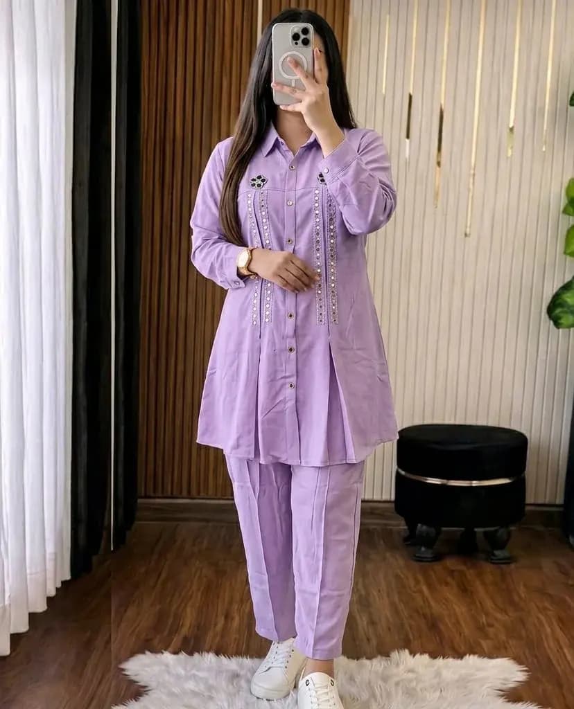 Ladies Pant & Shirt Two Piece | Elegant & Premium