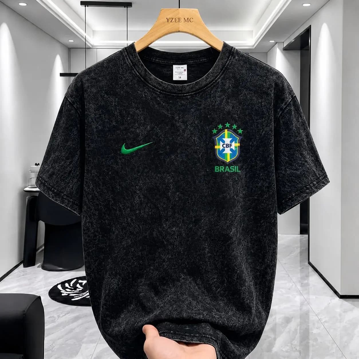 Acid Wash Drop Shoulder T-Shirt – Premium Oversized Streetwear