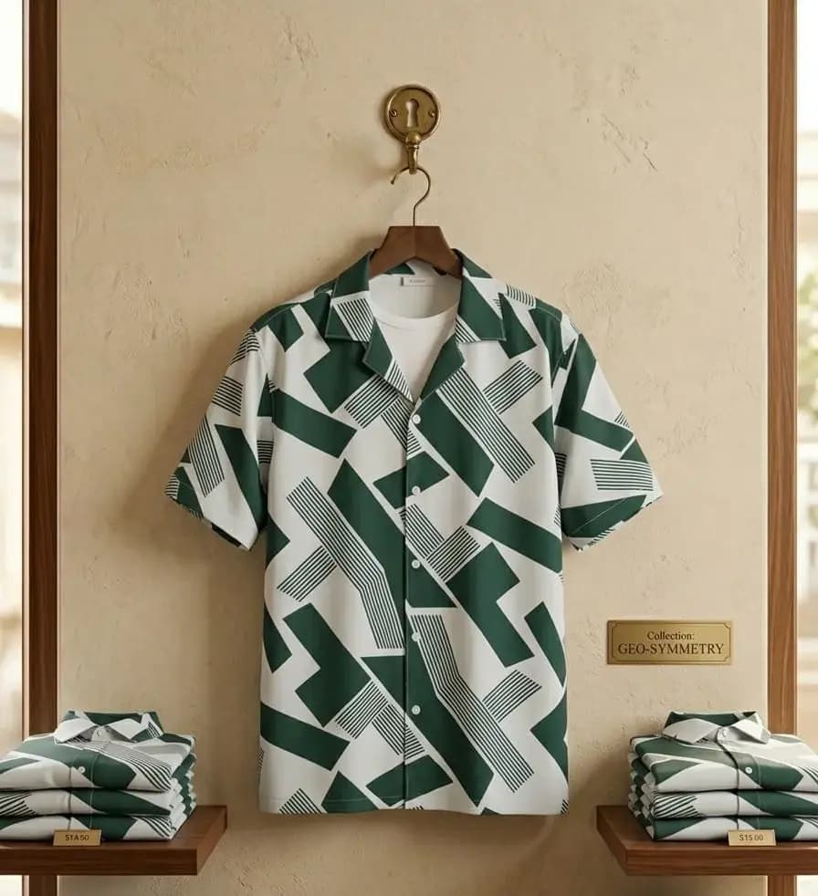 Premium Printed Half Sleeve Shirt for Men | Comfortable & Cool Look
