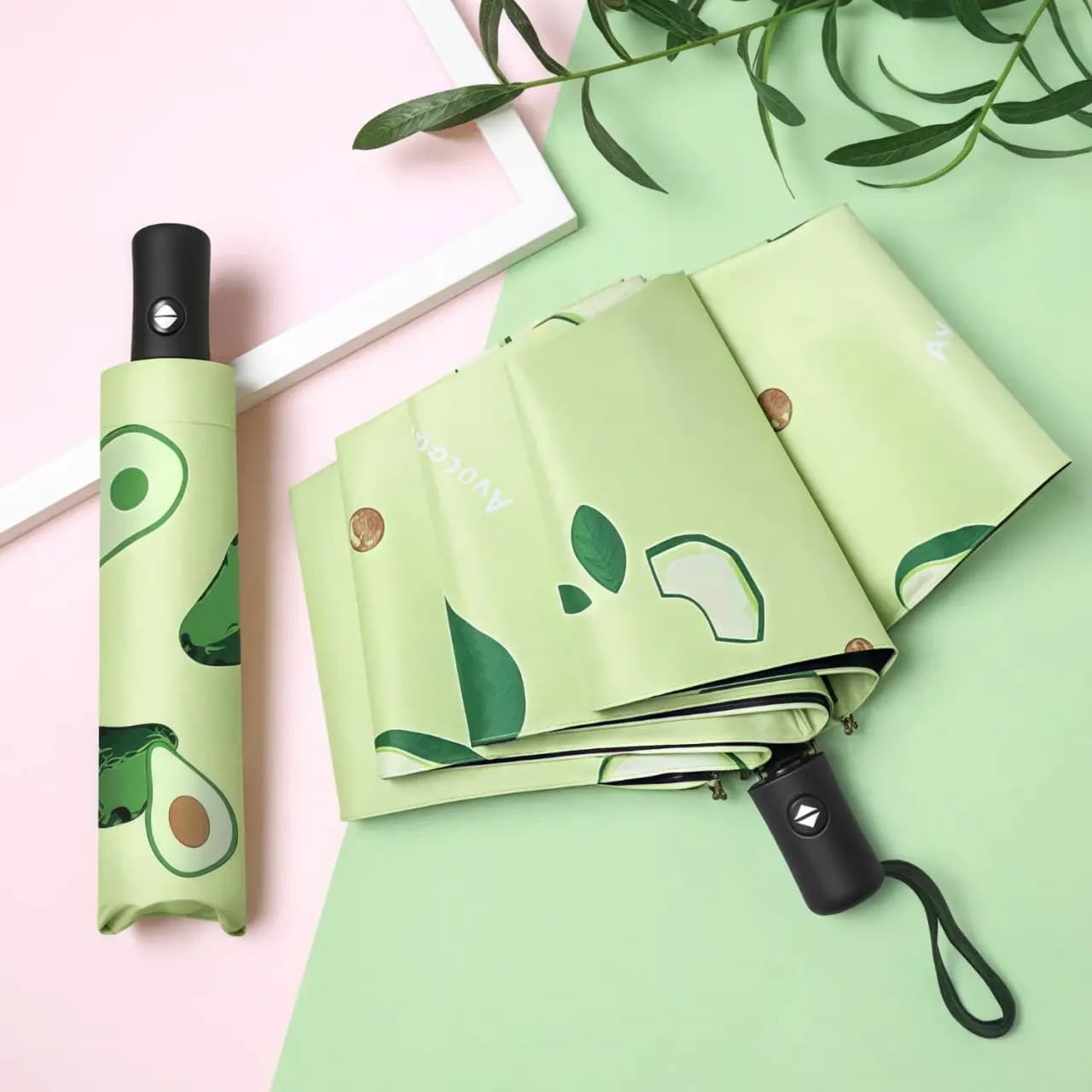 Fruit Series Compact Auto Open & Close Printed Umbrella