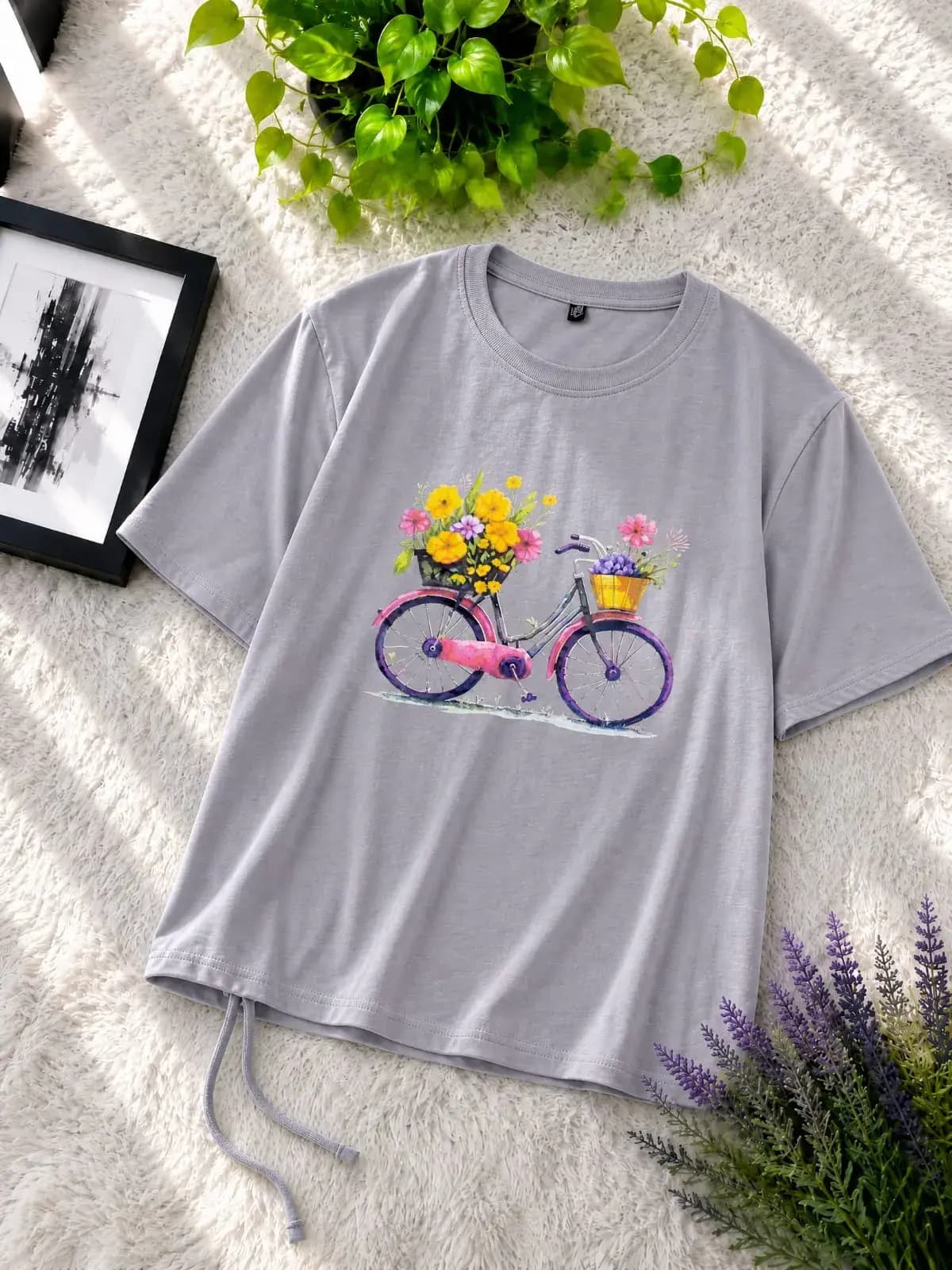 Stylish Ladies Drop Shoulder T-Shirt | Premium Cotton