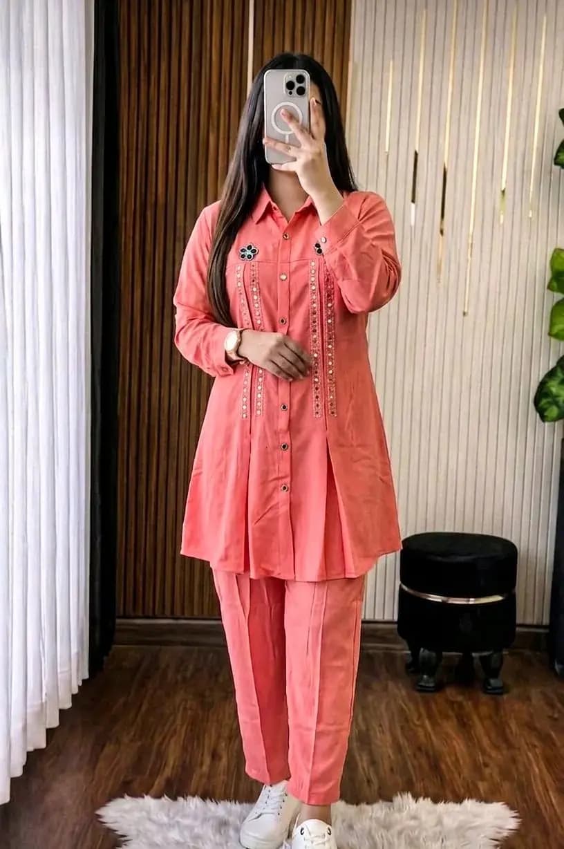 Ladies Pant & Shirt Two Piece | Elegant & Premium