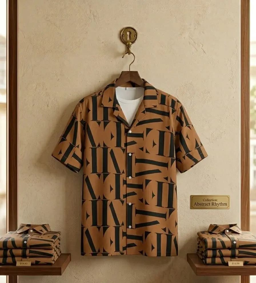 Premium Printed Half Sleeve Shirt for Men | Comfortable & Cool Look