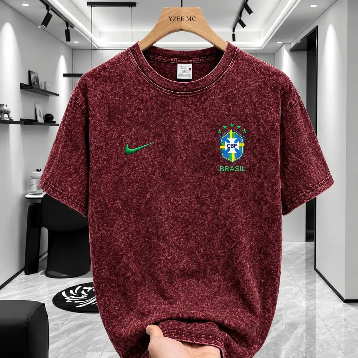Acid Wash Drop Shoulder T-Shirt – Premium Oversized Streetwear