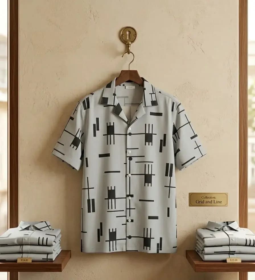 Premium Printed Half Sleeve Shirt for Men | Comfortable & Cool Look
